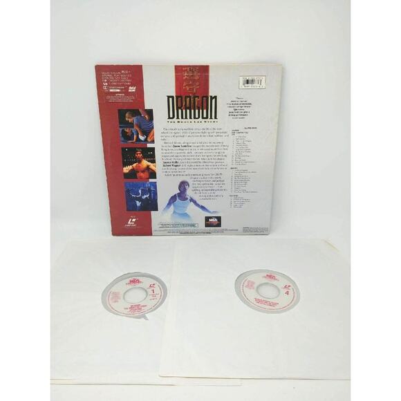 Dragon The Bruce Lee Story Laser Disc - Picture 2 of 2